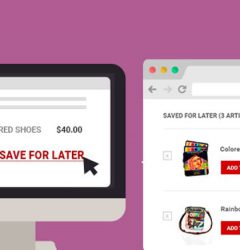 Difference between wishlist and save for later