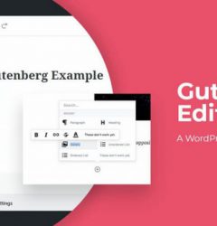 Gutenberg WordPress editor