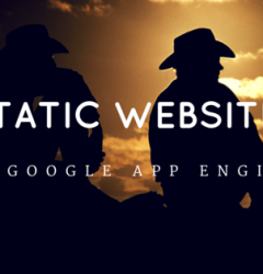 google app engine static sites