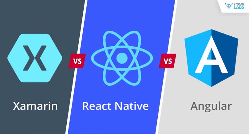 Angular vs React Native vs Xamarin